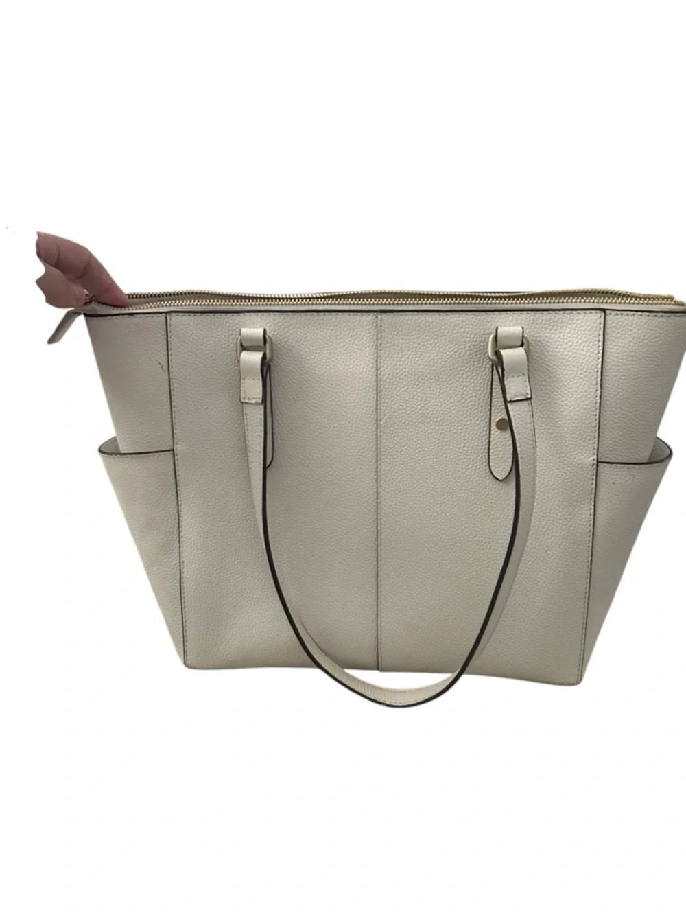 Radley London Silk Street Large Ziptop Shoulder Bag Natural - Picture 2 of 6